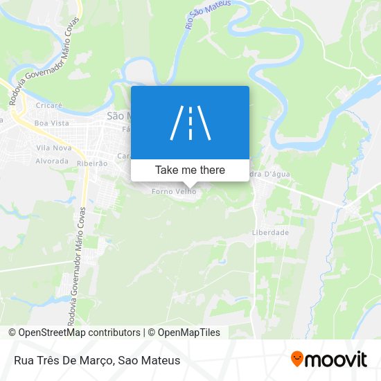 Rua Três De Março map