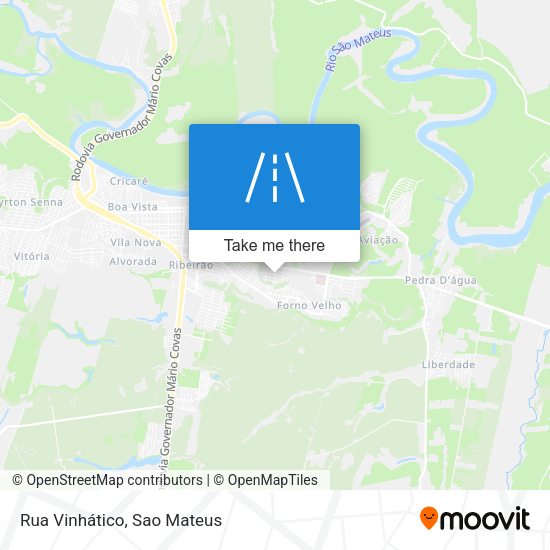Rua Vinhático map