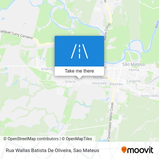 Rua Wallas Batista De Oliveira map