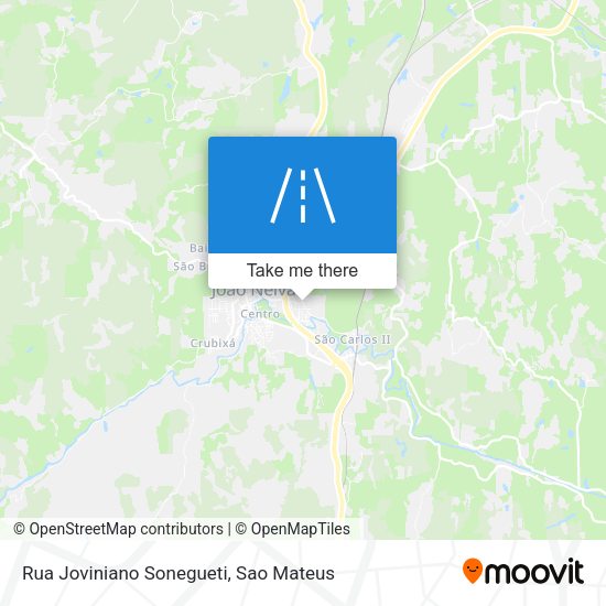 Rua Joviniano Sonegueti map