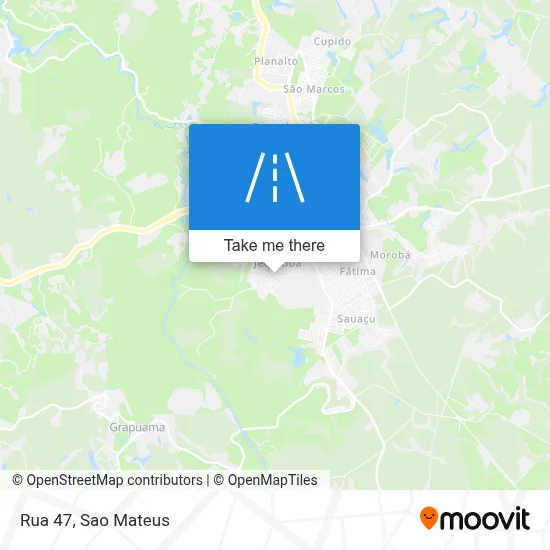 Rua 47 map