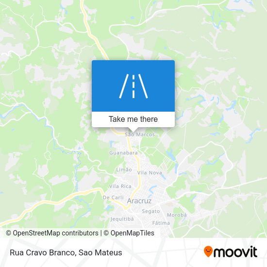 Rua Cravo Branco map