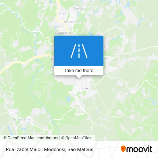 Rua Izabel Maioli Modenesi map