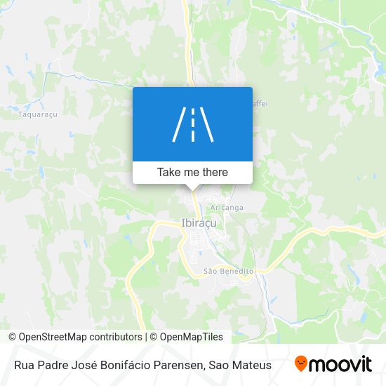 Rua Padre José Bonifácio Parensen map