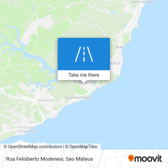 Rua Felisberto Modenesi map