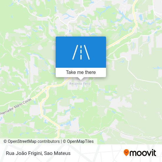 Rua João Frigini map