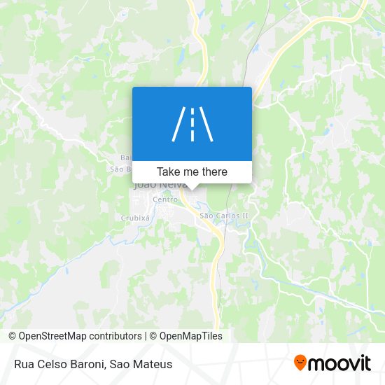 Rua Celso Baroni map