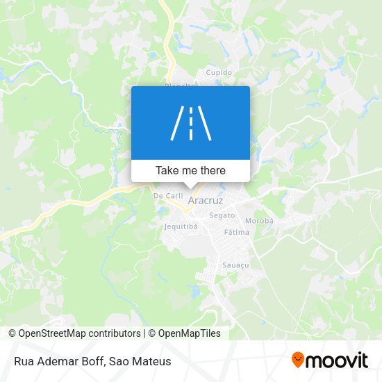 Rua Ademar Boff map