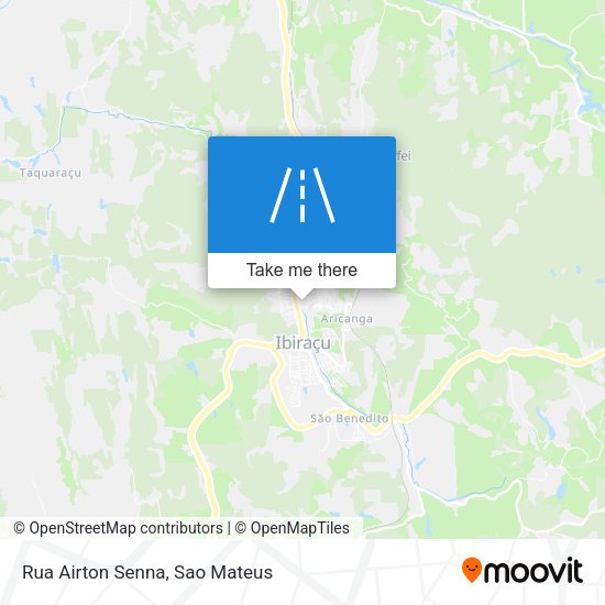 Rua Airton Senna map
