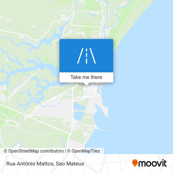 Rua Antônio Mattos map