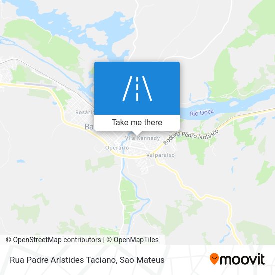Rua Padre Arístides Taciano map