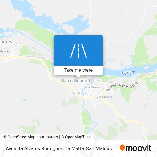 Avenida Alvares Rodrigues Da Matta map