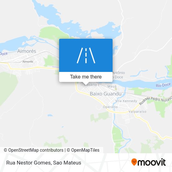 Rua Nestor Gomes map