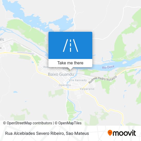 Rua Alcebíades Severo Ribeiro map