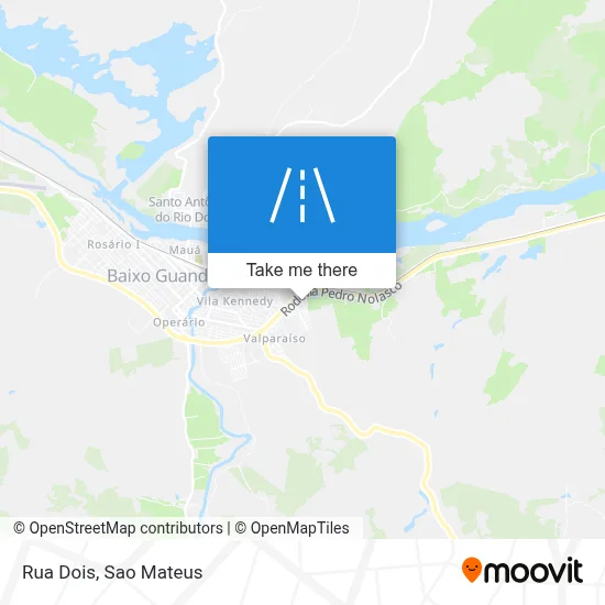 Rua Dois map
