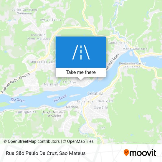 Rua São Paulo Da Cruz map