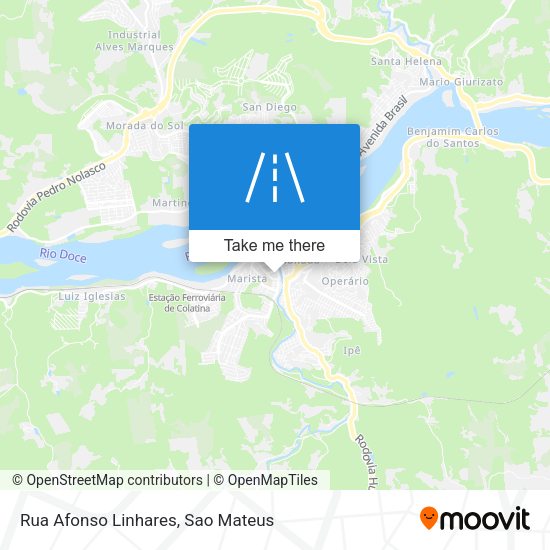 Rua Afonso Linhares map