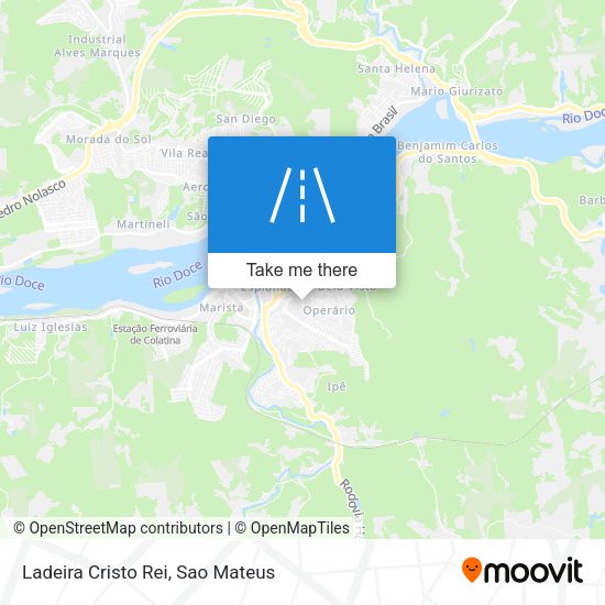 Ladeira Cristo Rei map