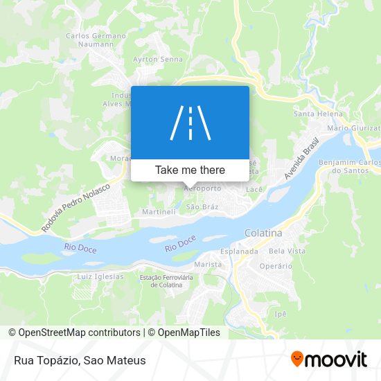 Rua Topázio map