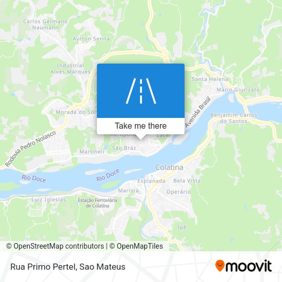 Rua Primo Pertel map