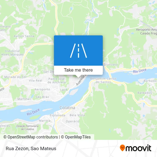 Rua Zezon map