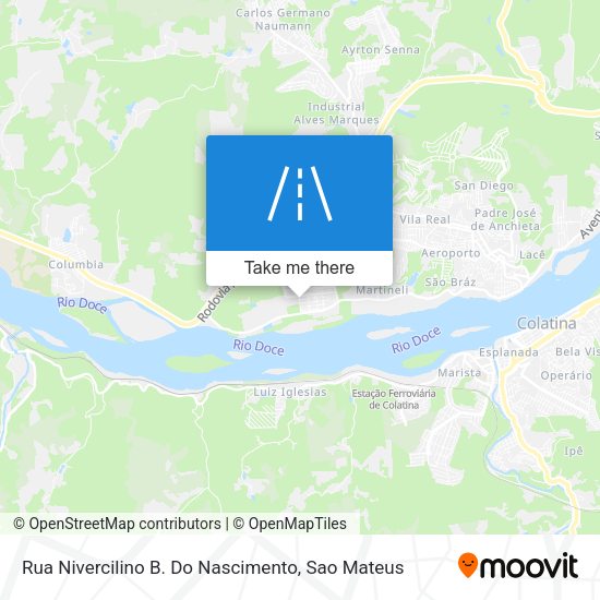 Rua Nivercilino B. Do Nascimento map