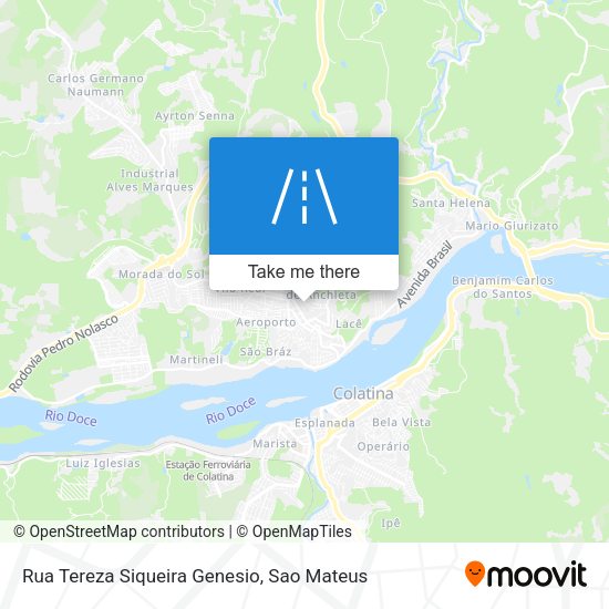 Rua Tereza Siqueira Genesio map
