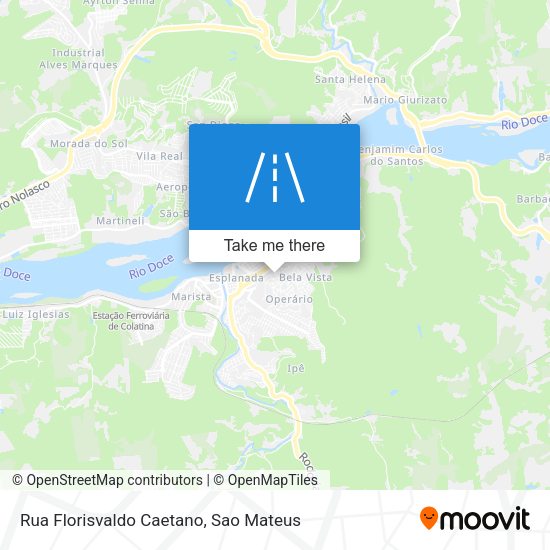 Rua Florisvaldo Caetano map