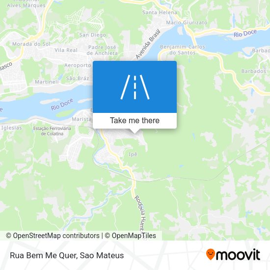 Rua Bem Me Quer map