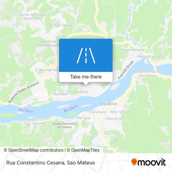 Rua Constantino Cesana map
