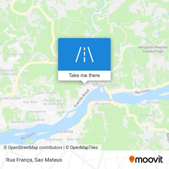 Rua França map