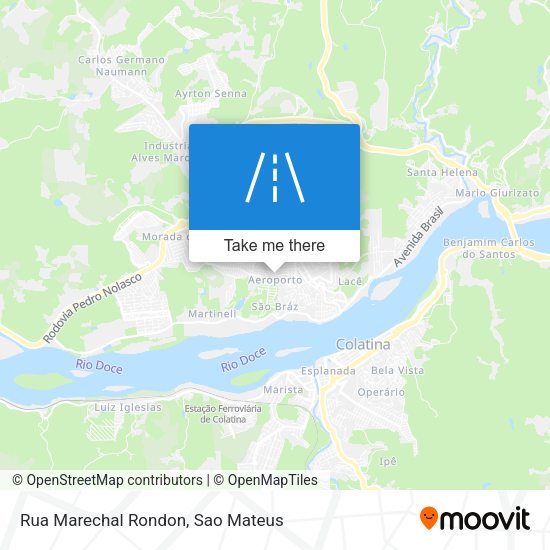 Rua Marechal Rondon map
