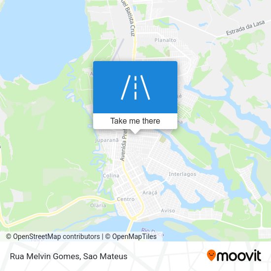 Rua Melvin Gomes map
