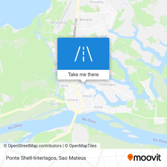 Ponte Shell-Interlagos map