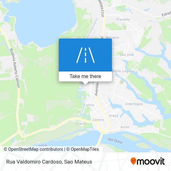 Rua Valdomiro Cardoso map