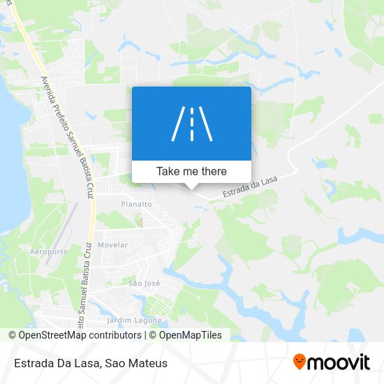 Estrada Da Lasa map