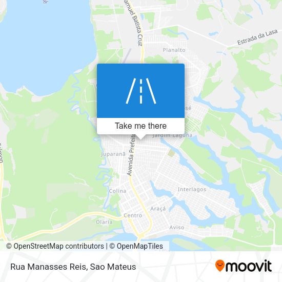 Rua Manasses Reis map