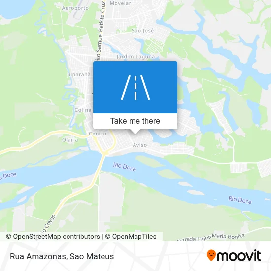 Rua Amazonas map