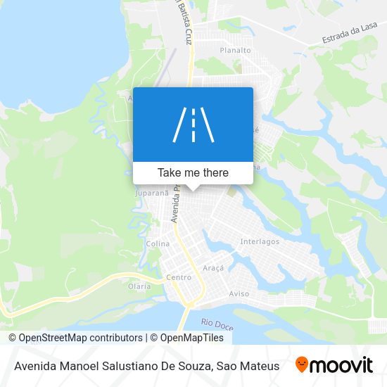 Avenida Manoel Salustiano De Souza map