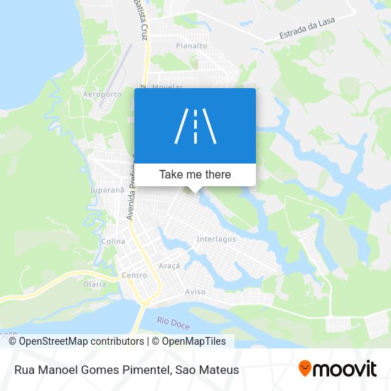 Rua Manoel Gomes Pimentel map