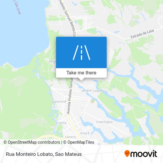 Rua Monteiro Lobato map