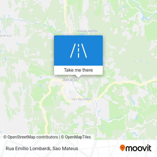 Rua Emílio Lombardi map