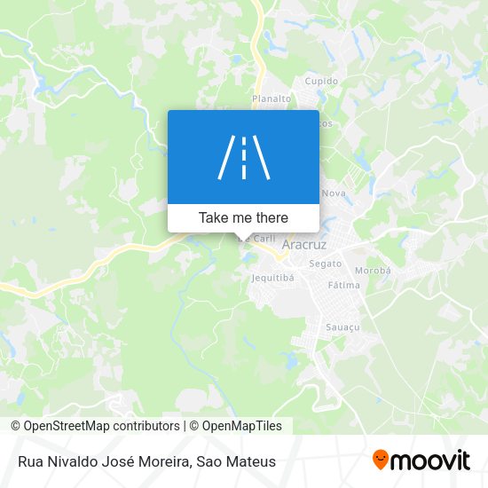 Rua Nivaldo José Moreira map