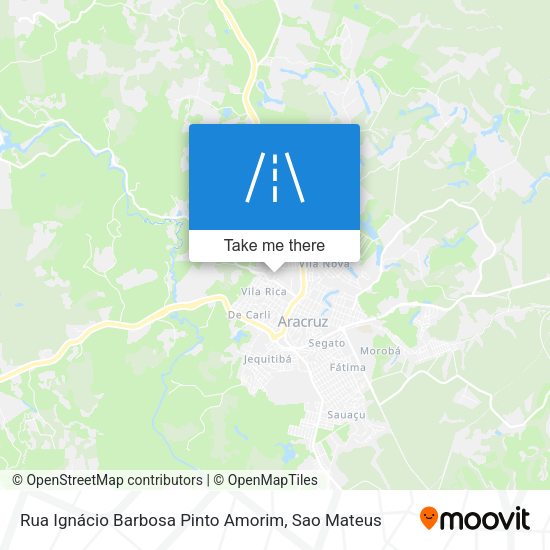 Rua Ignácio Barbosa Pinto Amorim map