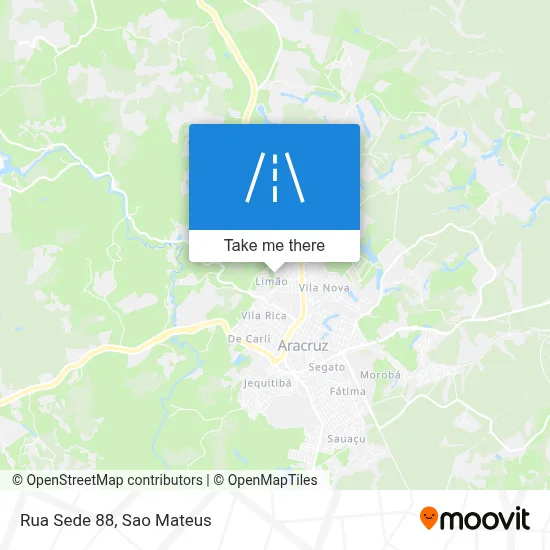 Rua Sede 88 map