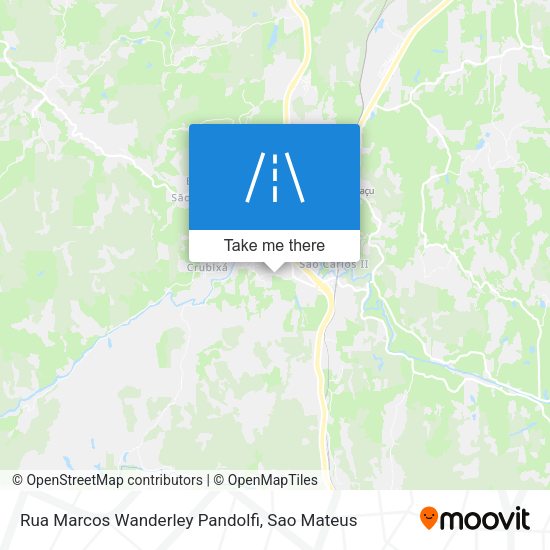 Rua Marcos Wanderley Pandolfi map