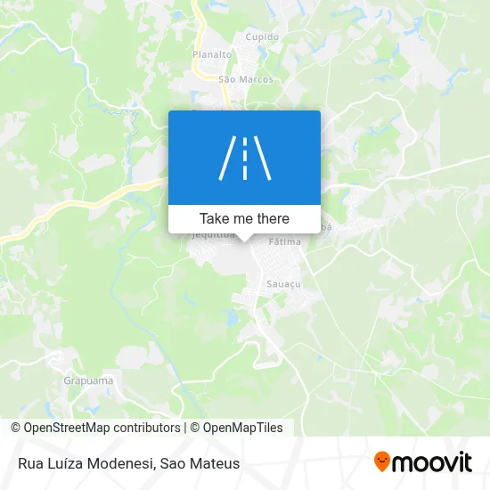 Rua Luíza Modenesi map