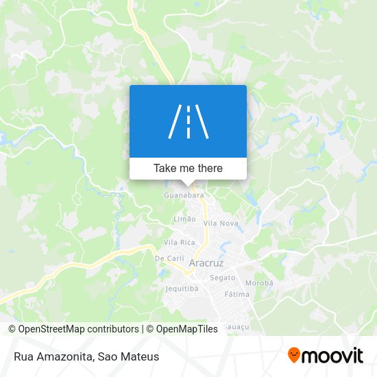 Rua Amazonita map
