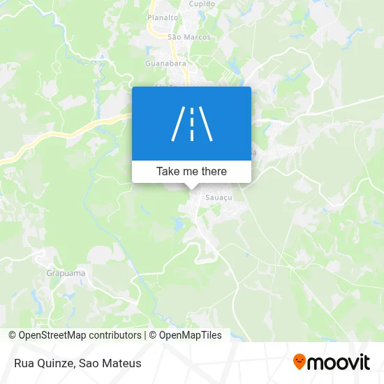 Rua Quinze map