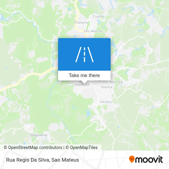 Rua Regis Da Silva map